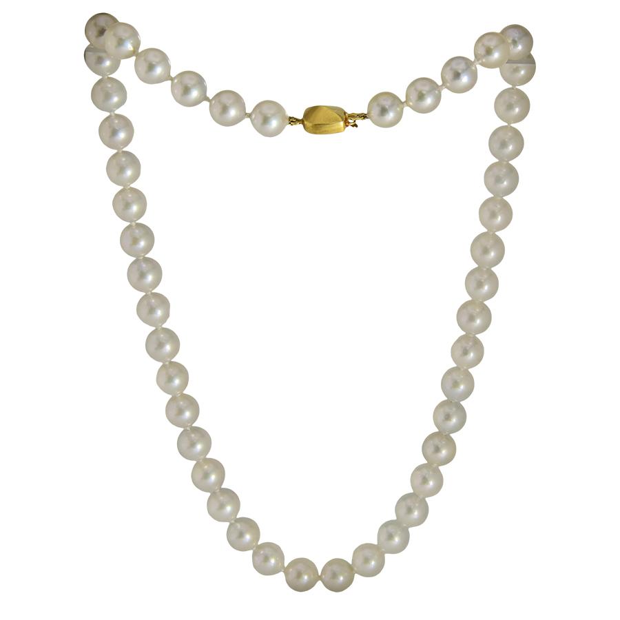 Akoya Cultured Pearl Necklace - Renaissance Antiques