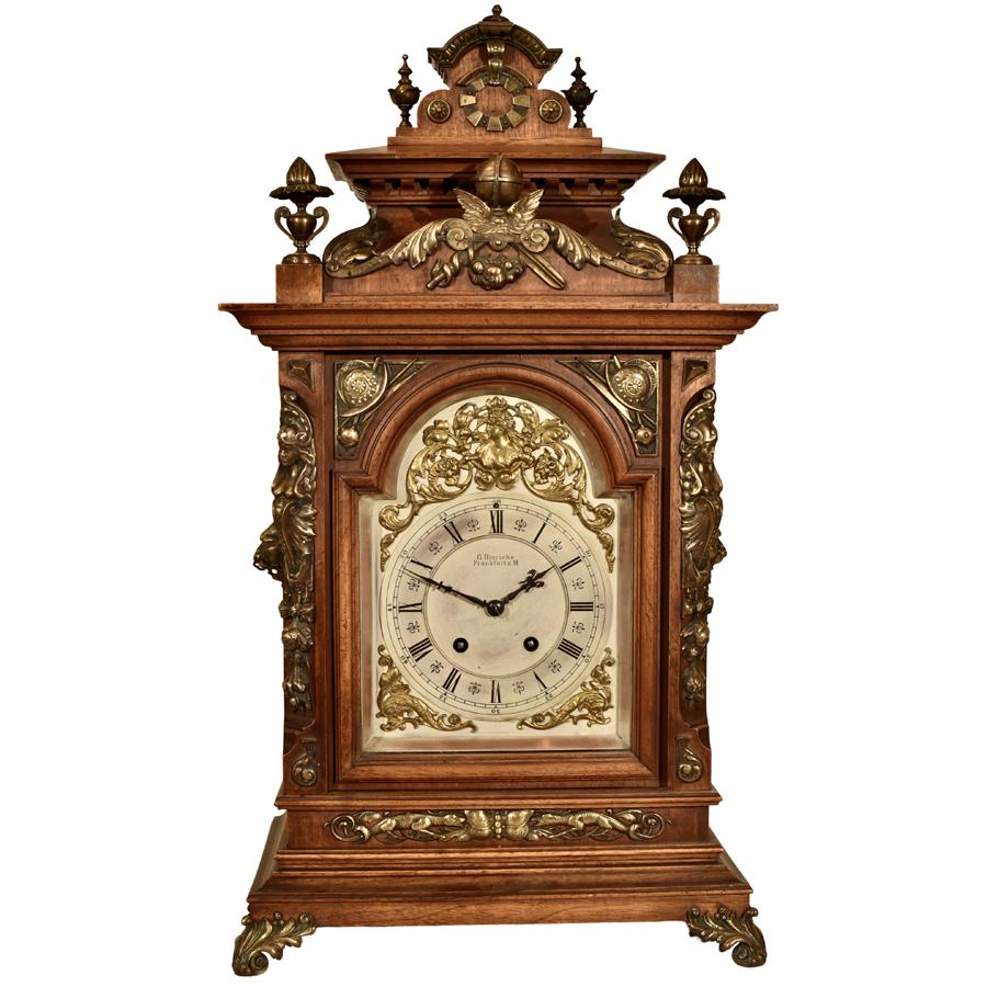 German Lenzkirch Bracket Clock - Renaissance Antiques