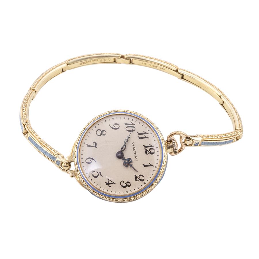 Waltham American Ladies 14K Yellow Gold Transitional Ladies Wristwatch ...