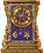 French Chinese Chinoiserie Style 3 Piece Garniture Clock