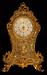 French Miniature Gilt Brass Boulle Clock